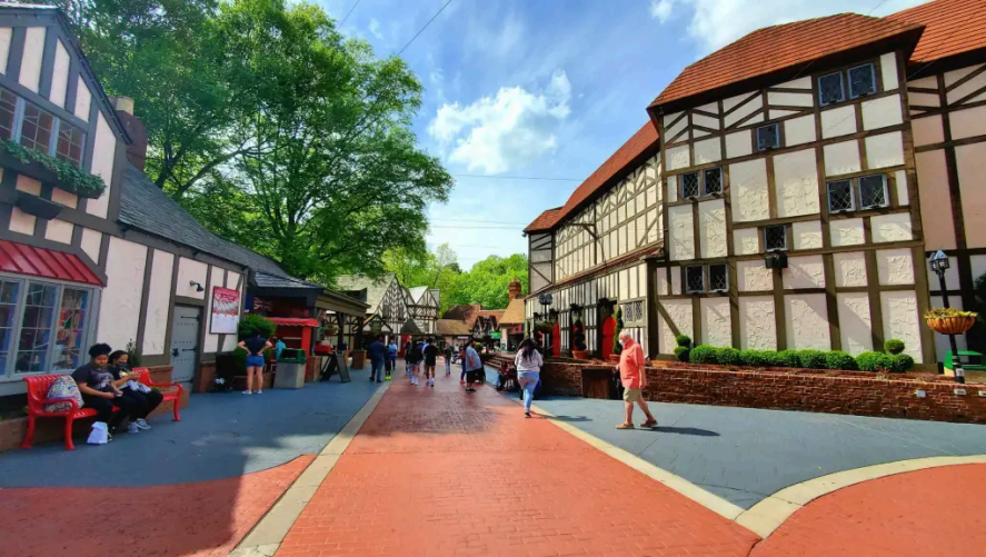 English village at Busch Gardens