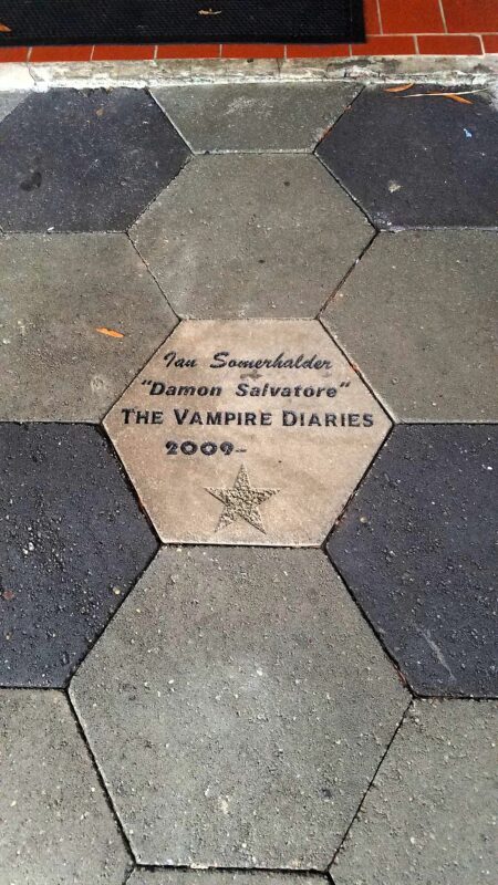 Ian Somerhalder's flagstone