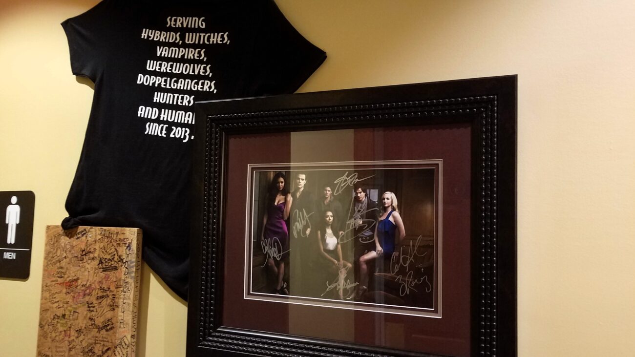 More memorabilia in the Mystic Grill