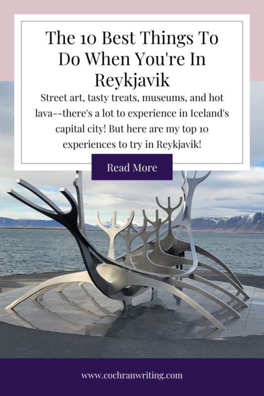 Pinterest pin for best things to do in Reykjvavik, Iceland