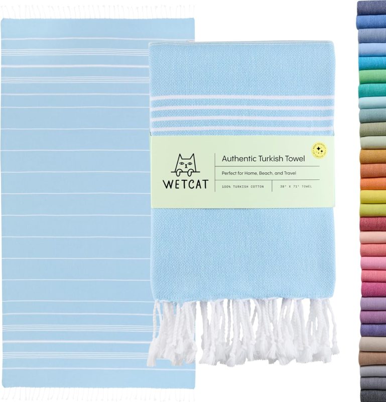 Wetcat turkish towel fast drying beach towel