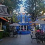 The courtyard of the fox hotel