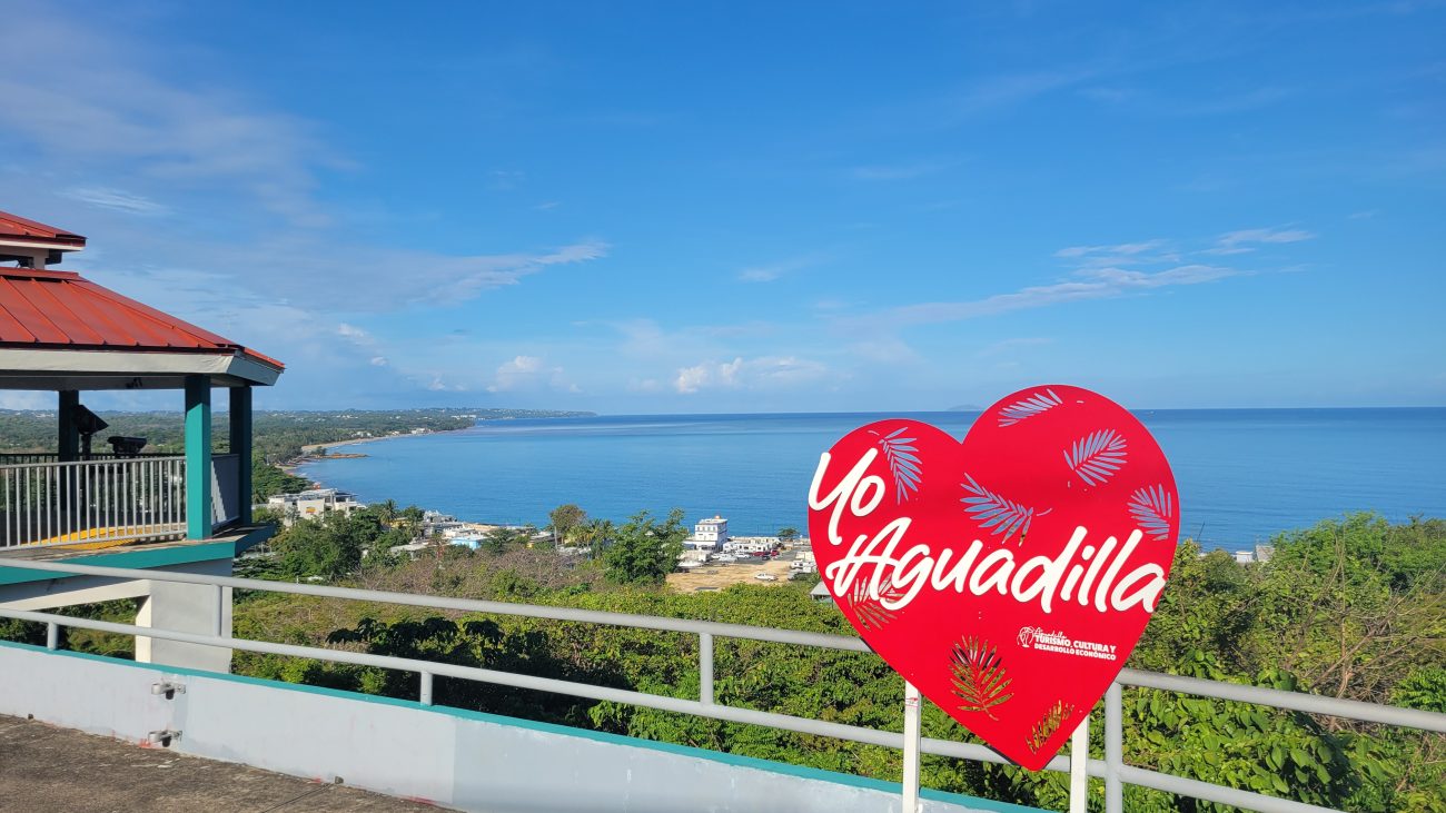Yo Aguadilla sign at the Mirador Aguadilla